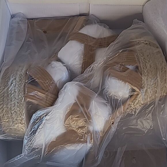 Schutz Blisse Platform Sandal Blisse Platform Jute-Wrapped Heel Sandal Tan Sz 10 - Picture 4 of 11